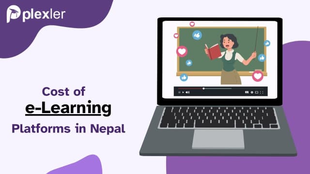 Cost of the e-learning online learning platform in Nepal.